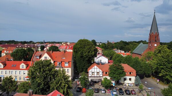 Stara pocztówka z Ustki