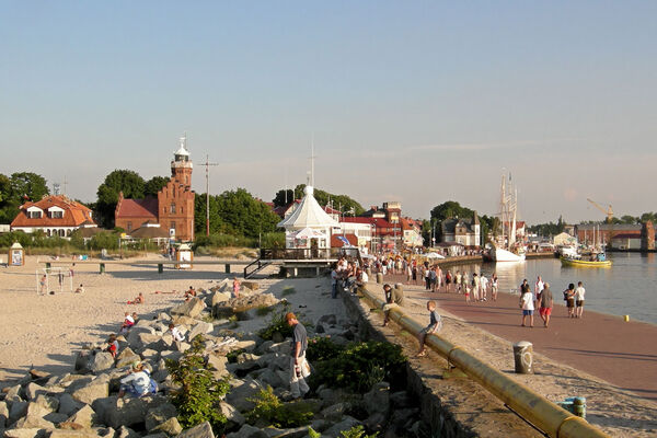 Zachód słońca Ustka
